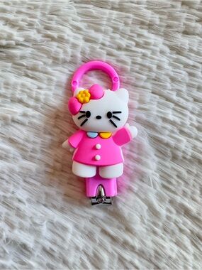 Pink hello Kitty with dress  Nail Clipper soft silicone grip